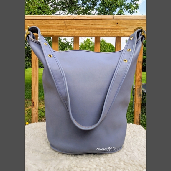 Coach Handbags - Rare Coach Periwinkle Duffle Sac 9085